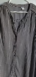 Stripped shirt dress